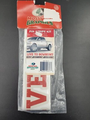 Mossy Oak Graphics Vehicle Truck Live to BowHunt Logo Camo Pinstripe 10012-bh-b1 - Image 1 of 2