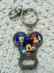 Llavero - Mickey Mouse/Minne/Pato Donald abrebotellas - Disney Hong Kong - Imagen 1 de 2