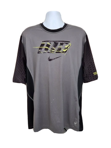 Oregon DUCKS Football TEAM ISSUED Nike Pro Combat SHORT SLEEVE SHIRT  Men's  3XL Cover
