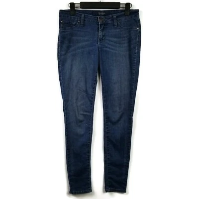 Jessica Simpson Kiss Me Dark Wash Jeggings Womens 29 Reg Low Rise Stretch 29x31 - Image 1 of 4