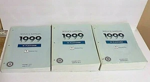 1999 Pontiac Grand Prix Complete 3 Volume Set Dealer Service Repair Manuals - Picture 1 of 1