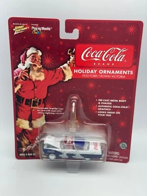 Johnny Lightning 1955 Ford Crown Victoria, Coca Cola Christmas Ornaments, NIB - Image 1 of 4