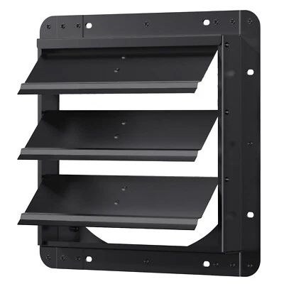 FICBXRA Shutter Louver Vent Automatic 10"12"14"16" 20" 24" Galvanized Sheet No Fan Blade