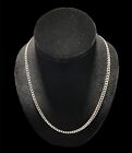 Cuban 5 mm Sterling Silver 26 in Chain weighs between 20.1 20.5 grams