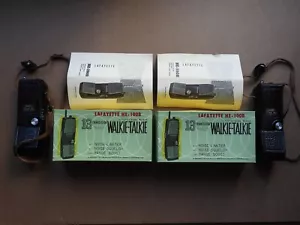 (JUEGO DE 2) LAFAYETTE 2 VÍAS BANDA CIUDADANA RADIO WALKIE-TALKIES, 13 TRANSISTORES  - Imagen 1 de 12