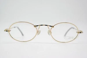 Vintage Brille Cazal 770 Gold Schwarz Oval Brillengestell eyeglasses - Bild 1 von 6