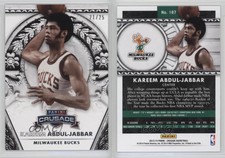 2013-14 Panini Crusade Silver /25 Kareem Abdul-Jabbar #187 HOF