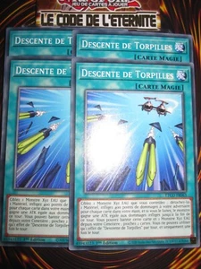 YU-GI-OH! PLAYSET (LOT DE 4) DESCENTE DE TORPILLES ETCO-FR063 NEUF EDITION 1 - Picture 1 of 1