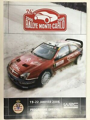 Rallye Monte Carlo 2006, Programmheft, Alle Fahrer/Teams Inkl Streckenpläne • 7.21€