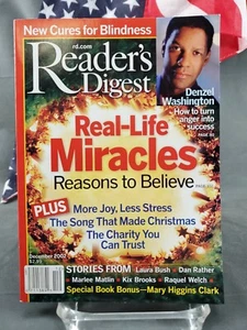 Reader's Digest Magazine Dezember 2002 Denzel Washington KOSTENLOSER VERSAND!!! - Bild 1 von 2