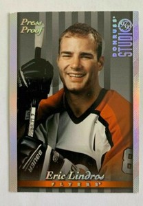 1997-98 Studio Press Proofs Silver #3 Eric Lindros Philadelphia Flyers