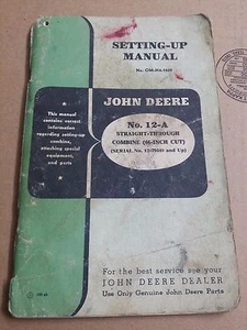 Vintage John Attachment No 12-A Setting-Up Manual  - Picture 1 of 1