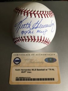 keith hernandez autographed baseball