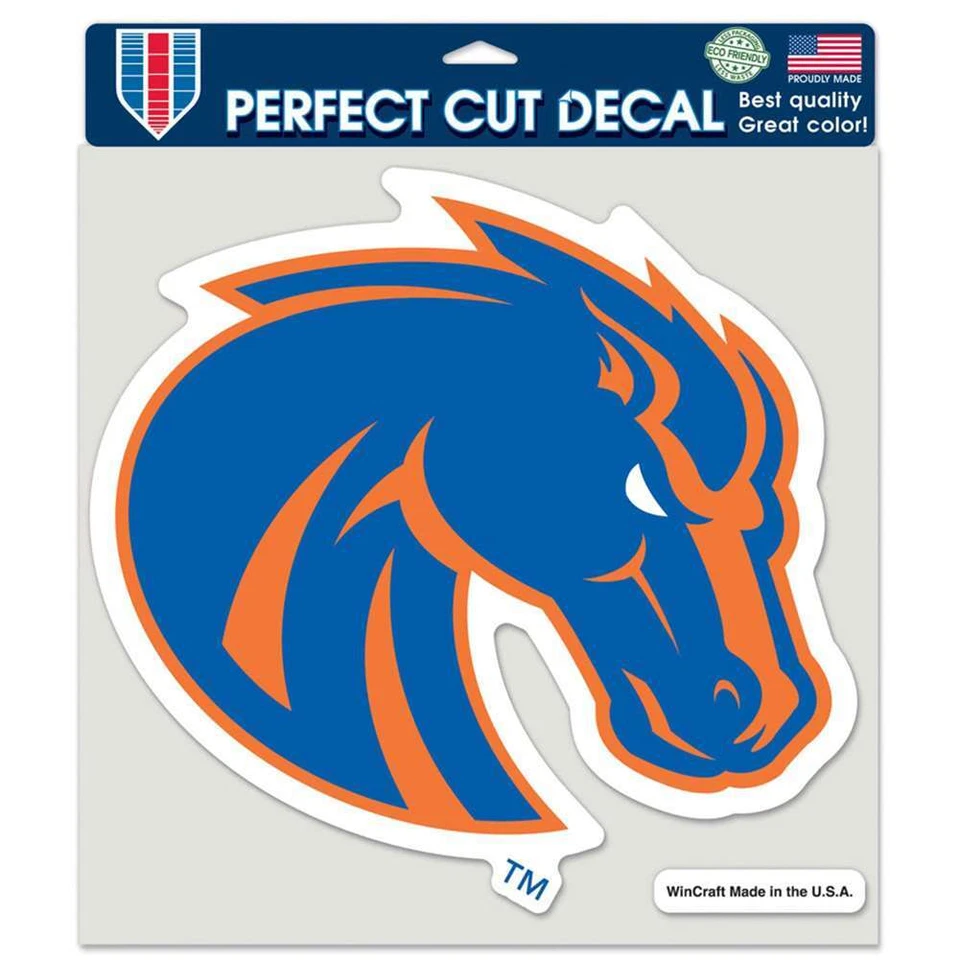 Boise State Broncos Full Color Die Cut Decal - 8" X 8" - Image 1 of 1