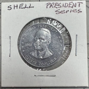 Shell's President Game Token Calvin Coolidge - Picture 1 of 2