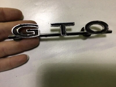 64 65 66 67 Pontiac GTO Rear Quarter Emblems 7667612 - Image 1 of 2