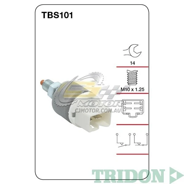 INTERRUPTOR LUZ DE FRENO TRIDON PARA HONDA ODYSSEY 06/95-12/97 2.2L (F22B3, 6) SOHCTBS101 Foto 1 de 1
