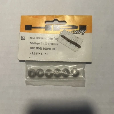 HPI #B072 Metal Bushing 5x11x4mm (6pcs) NIP - Image 1 of 2
