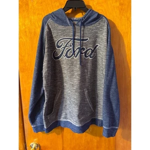 Sudadera con Capucha Ford Para Hombres Pullover Grande Azul Gris Gráfico Logo - Imagen 1 de 5