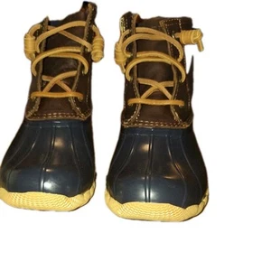 Sperry STS91175 Salzwasser Entenstiefel für Damen hellbraun/marine Größe 6M - Bild 1 von 12