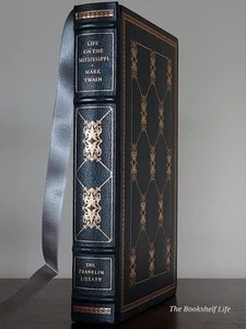 Franklin Library Life on The Mississippi • Mark Twain Leather Classic Memoir - Picture 1 of 11