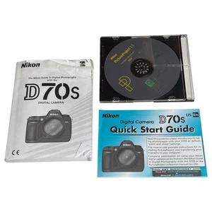 Nikon D70S Instruction Owners Manual Quick Guide Book OEM + Picture Project 1.5 - Picture 1 of 7