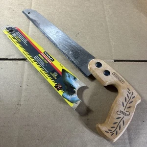 Stanley USA 12 Points Per Inch Sharp Tooth Mini Utility Saw Steel 10" Short Cut - Picture 1 of 10
