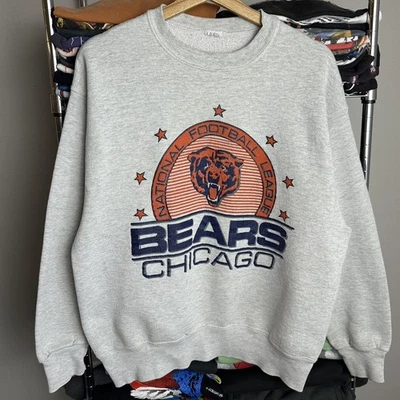 Reimpresión Chicago Bears NFL Remake Diseño Ceniza Sudadera Camisa Básica RM0136 Foto 1 de 2