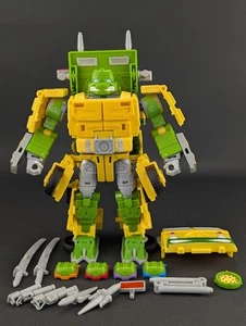 Transformers Teenage Mutant Ninja Turtles Party Wallop complete Hasbro TMNT - Picture 1 of 4