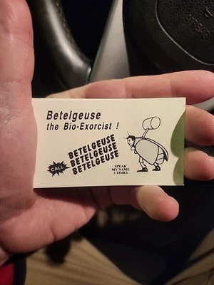 Beetlejuice Business Card - Image 1 of 2