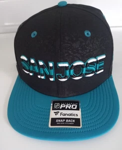 Casquette snap back homme fanatiques noir San Jose Sharks - Photo 1/4