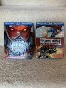 Duo DC Animated DVD’s As Seen. Batman Red Hood & Superman/Batman Public Enemies. - Picture 1 of 5