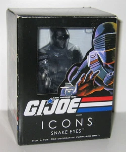 GI Joe Icons Snake Eyes 2006 mini busto Diamond Select RARO #0 de 1000 ¡sin usar, en caja! - Imagen 1 de 9