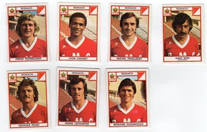 PANINI FOOTBALL 76 Monaco 7 joueurs /RU181 - Picture 1 of 2