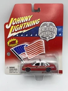 Johnny Lightning American Heroes Fire Chief Crown Victoria 1/64 FREE SHIPPING - Picture 1 of 5