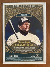 Kirby Puckett & Byron Buxton 2023 Topps Allen & Ginter Double RIP Card UNRIPPED