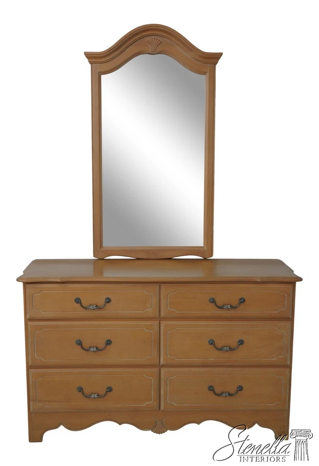 F67458: ETHAN ALLEN Country French Dresser w. Mirror - Image 1 of 4