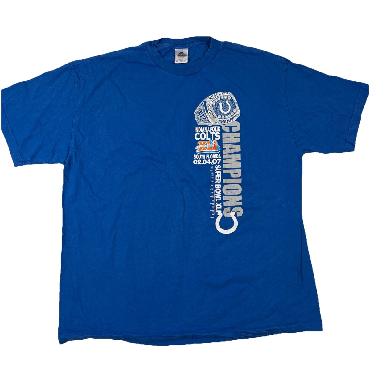 未使用 NFL Colts SuperBowl Champion Tシャツ Indianapolis Colts Super Bowl NFL Shirts for sale | eBay