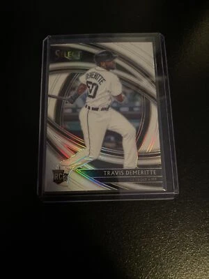 2020 Panini Select Premier White #160 Travis Demeritte /50 - Detroit Tigers - Image 1 of 2