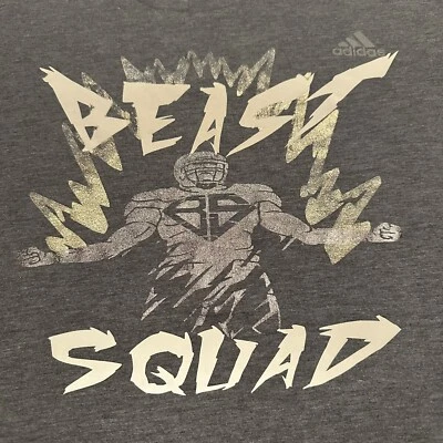 Camiseta de fútbol americano Adidas Beast Mode Seattle Seahawks para hombre talla XL gris NFL Foto 1 de 4