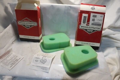 Briggs & Stratton Air Filter 27987 ( 2091 ) New Pair Genuine Many Lawn Mowers - Image 1 of 4