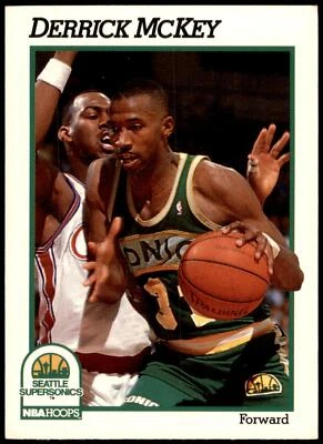 Derrick McKey #201 1991-92 Hoops - Image 1 of 2
