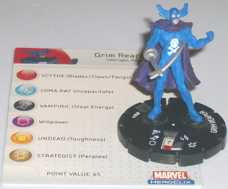 GRIM REAPER 044 Avengers HeroClix RARE - Image 1 of 1
