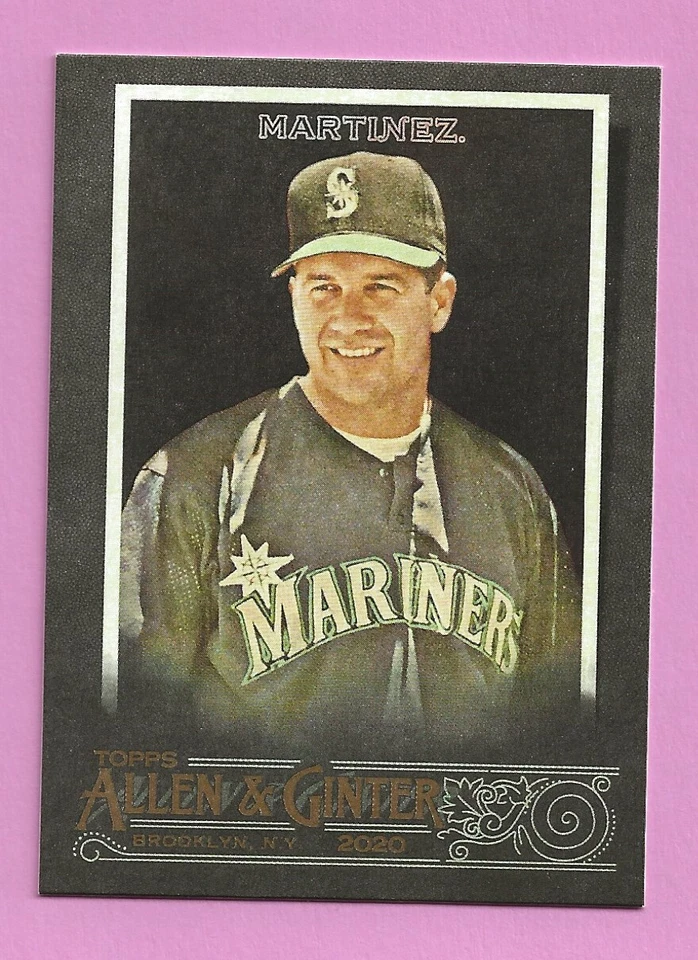 2020 Topps Allen & Ginter X Edgar Martinez #33 Seattle Mariners - Image 1 of 1