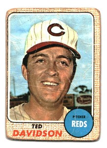 1968 Topps  # 48 Ted Davidson