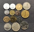Israel 🇮🇱 Lot Of 14, World Foreign Coins