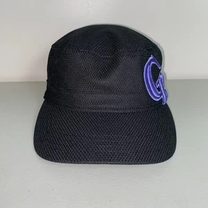 New Era Colorado Rockies Womens Adjustable Military Style Hat Cap Black - Picture 1 of 6