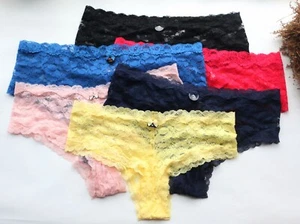 Women Sexy Briefs Floral Mesh underwear boyshorts knickers Panties M-L-XL-XXL - Picture 1 of 25