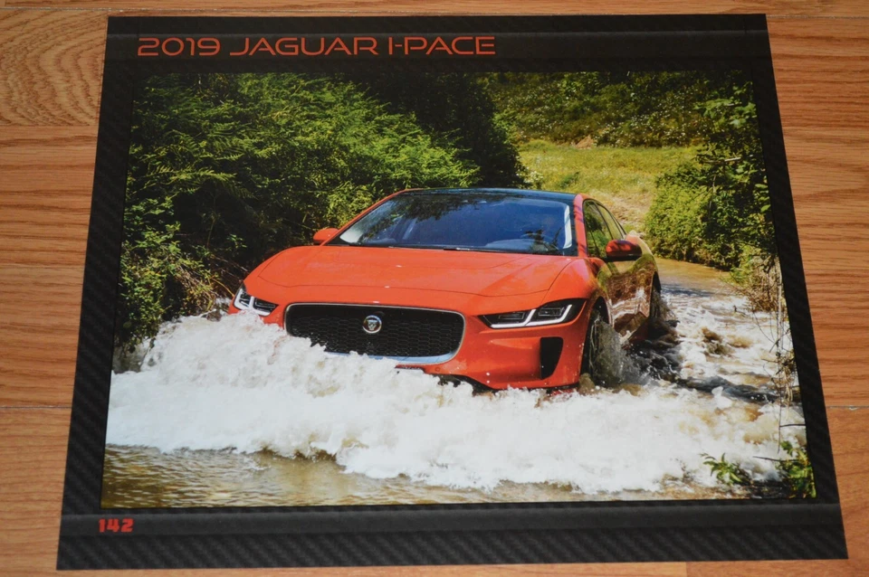 Póster de imagen Jaguar I-Pace 2019 con impresión de características Foto 1 de 1