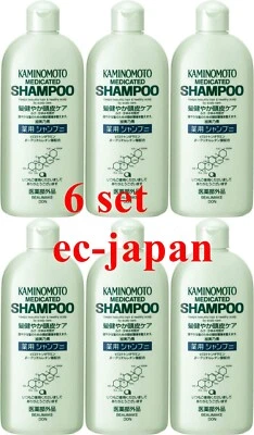 Kaminomoto Hair Growth Shampoo B&P for Men 300ml Japan set of 6 - image 1 of 4
